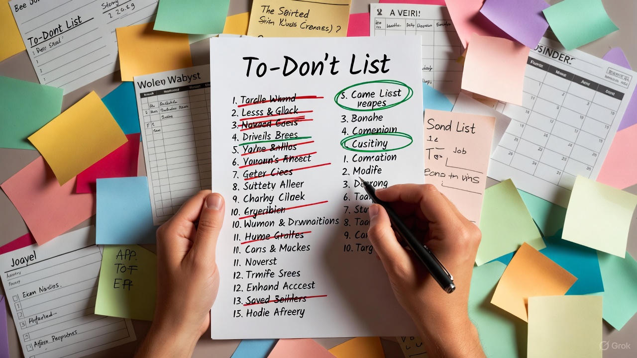 The To-Don't List